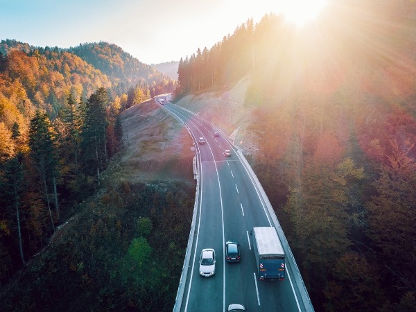 Mountain Road between Sarajevo and Tuzla